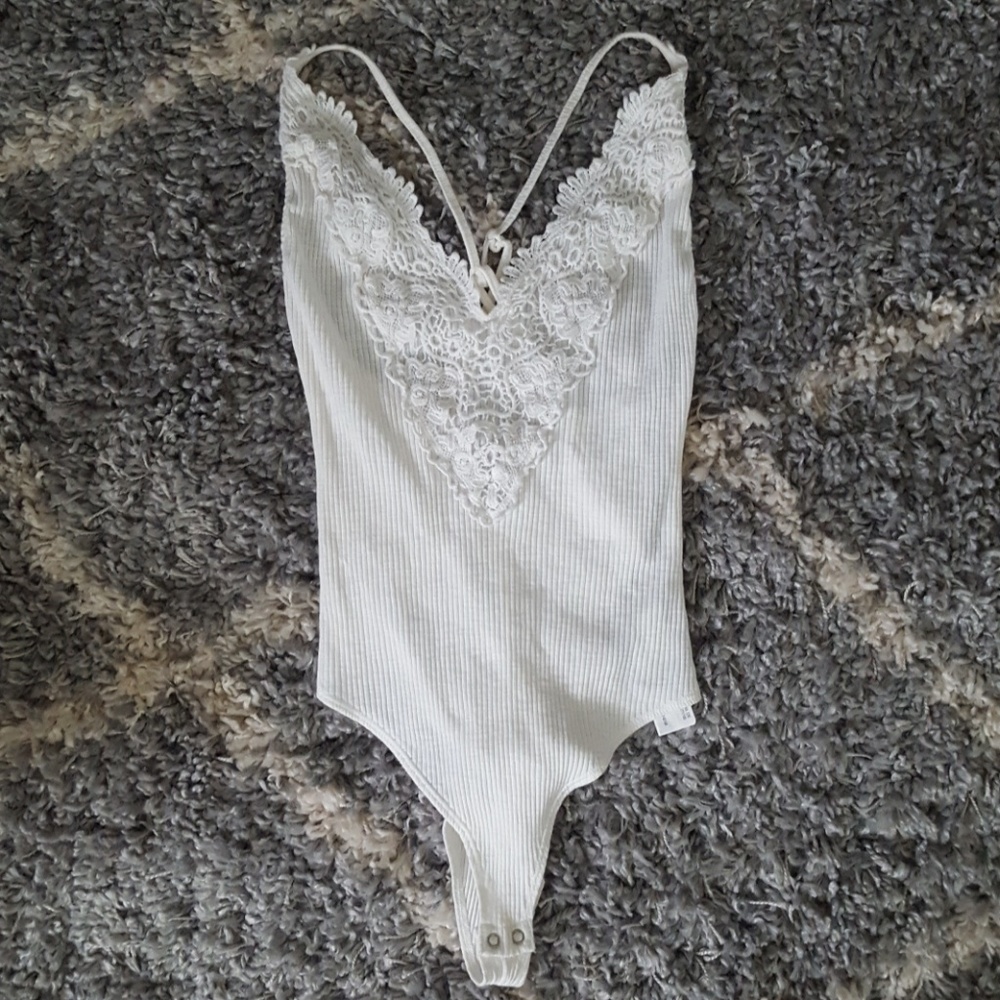 Lace detail bodysuit